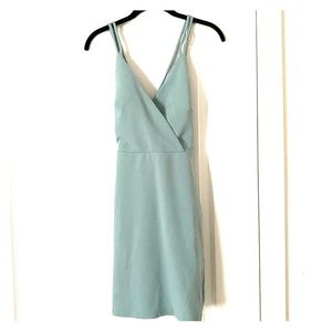 Windsor Mint Green Bodycon Dress with Crossback